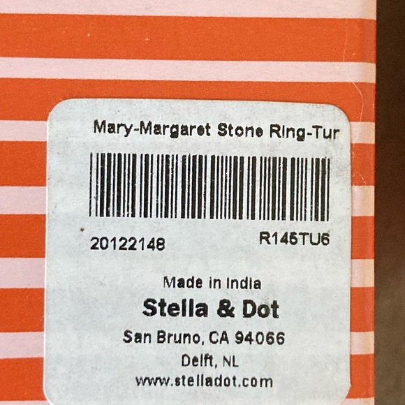 Stella & Dot stackable Margaret stone ring - Picture 2 of 2